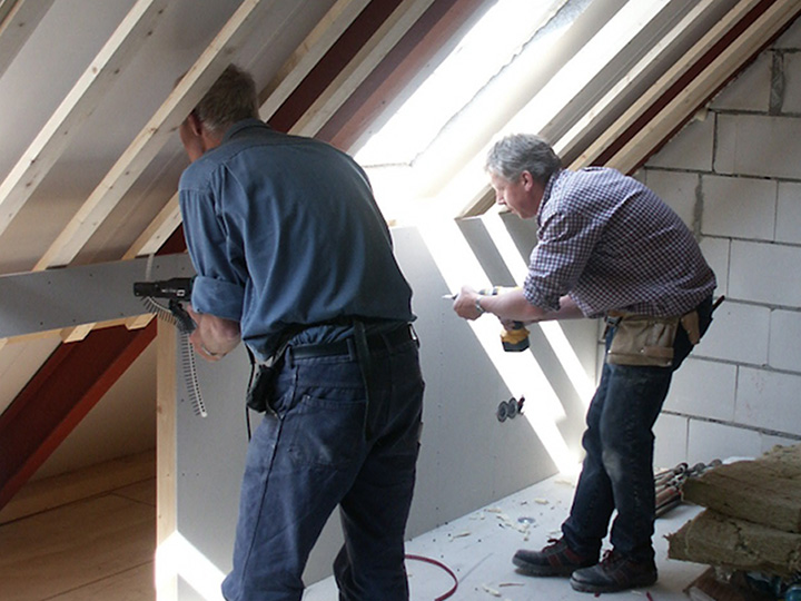 Eikenbouw aan het werk